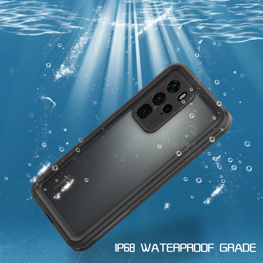 waterproof case for huawei p40 p30 pro p20 lite mate 30 pro water proof shell ip68 cover swim diving outdoor sports anti fall free global shipping