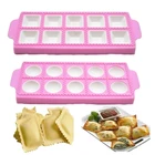 Итальянская форма для пельменей, 10 ячеек, искусственное кухонное приспособление, устройство для пельменей, устройство для приготовления мяса, пельменей, силиконовая форма