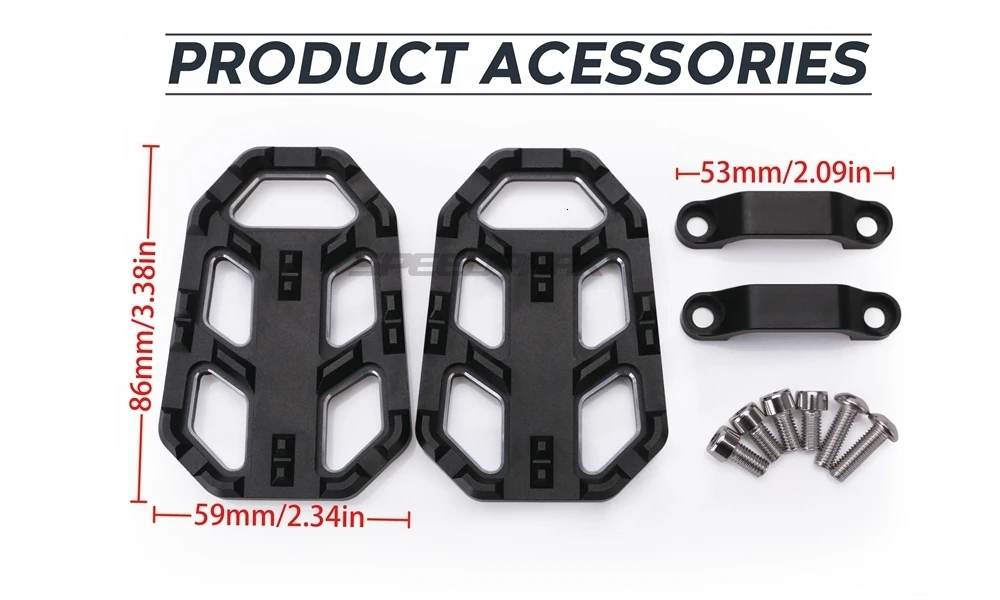 Мотоцикл подножки CNC Алюминиевый подножки для педалей для Honda NC750X NC750S-& NC700X NC700S 2012-& CB500X