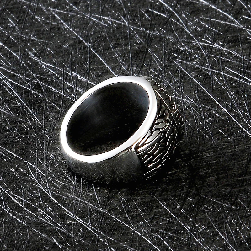 Винтажное кольцо с логотипом Викинг один из нержавеющей стали компасом мужское