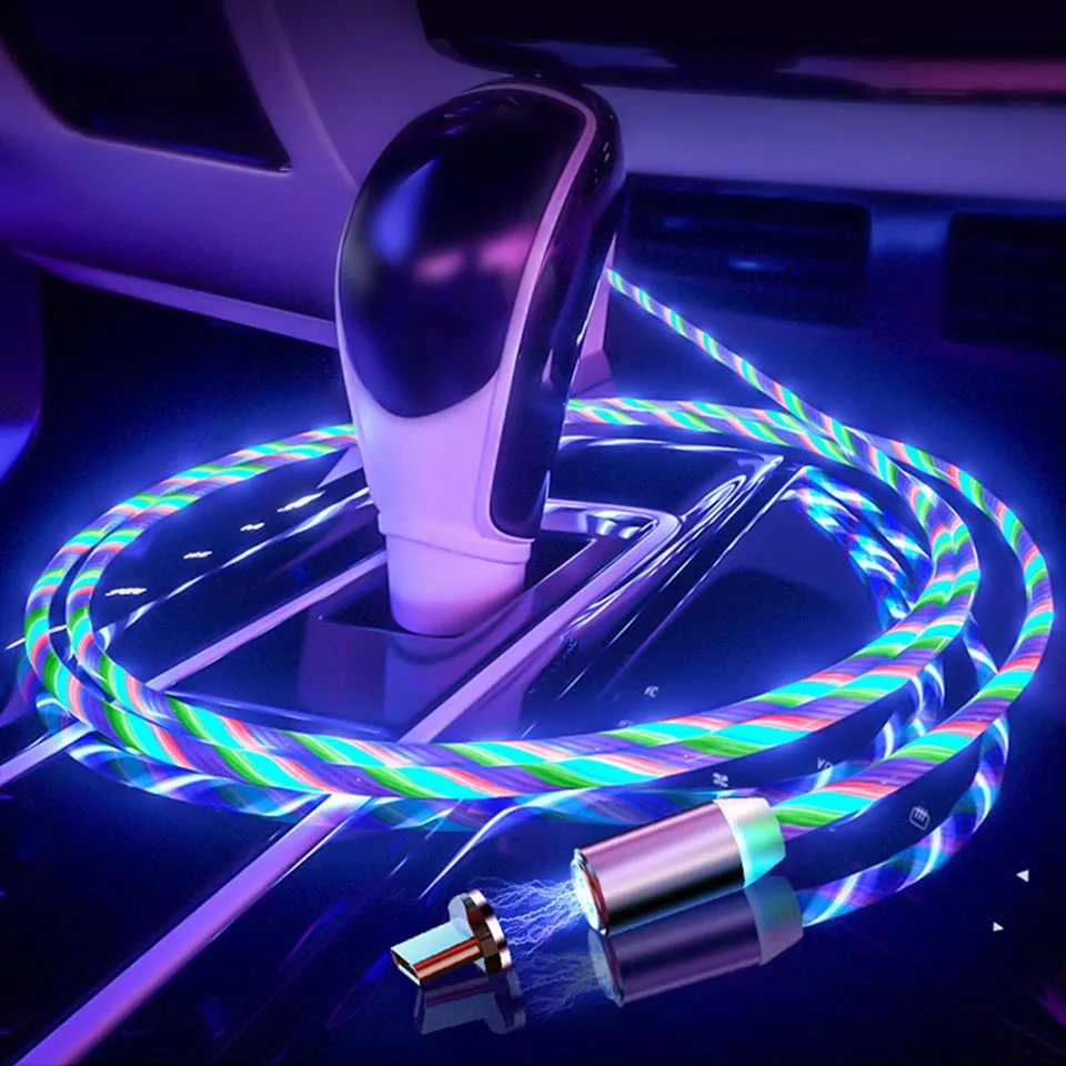 Магнитный кабель Venroii Micro USB Type C для Samsung Phone Lighting Magnet Charger зарядный провод передачи