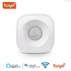 Беспроводной инфракрасный датчик движения Tuya ZigBee, охранная сигнализация, работает через приложение