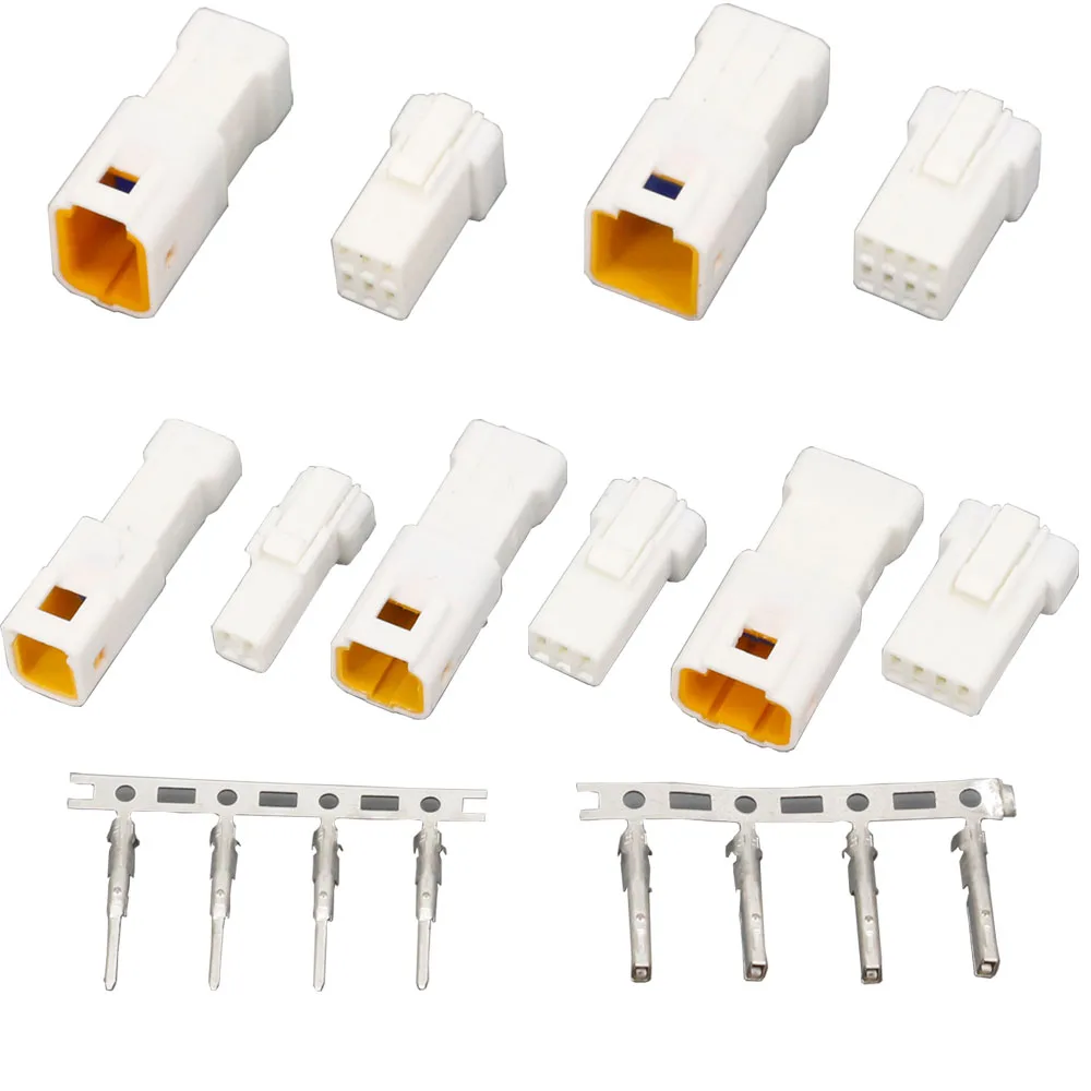 JST-02R 19 Sets Automotive Connectors JST02R-JWPF-VSLE 2/3/4/6/8 Pin Waterproof Male and Female JST 02T 03R 04R 06R | Обустройство