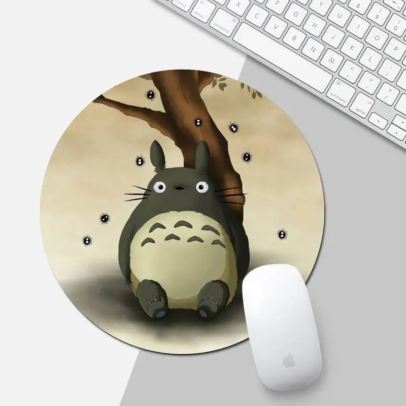 

Totoro cute lovely Rubber Gaming mousepad Desk Table Protect Game Office Work Round Mouse Mat pad XL Non-slip Laptop Cushion