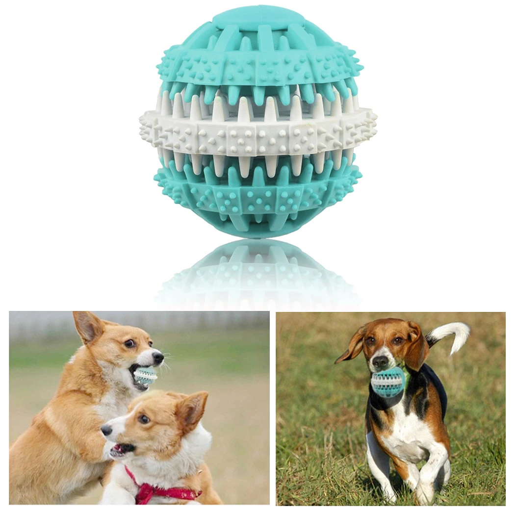 

1pc Hot Selling Dog Treat Ball Fashion Creativity Interactive Funny Rubber Training Dog Ball Toy Puppy Teething Toy Dog Supplies