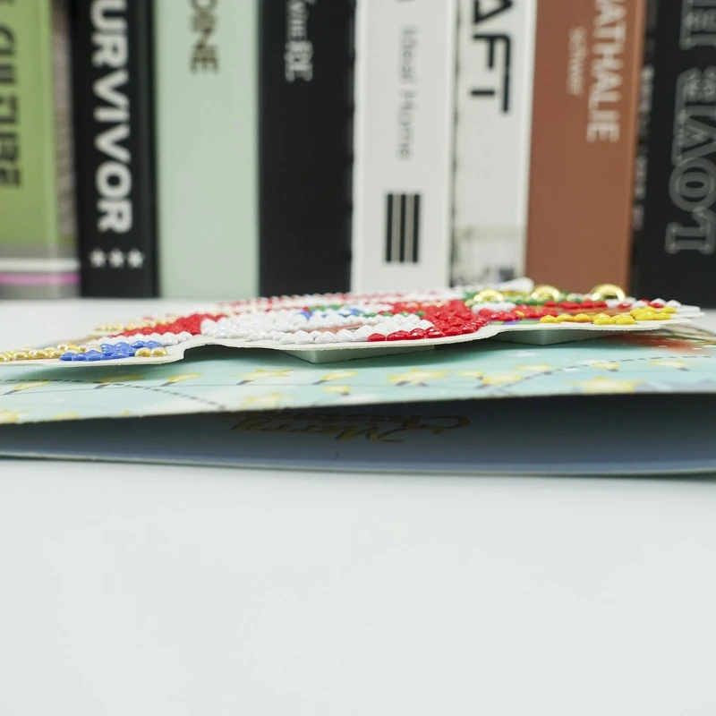 

Christmas Card 5D Diamond Painting Kits Christmas Tree Santa Claus Full Drill Ne