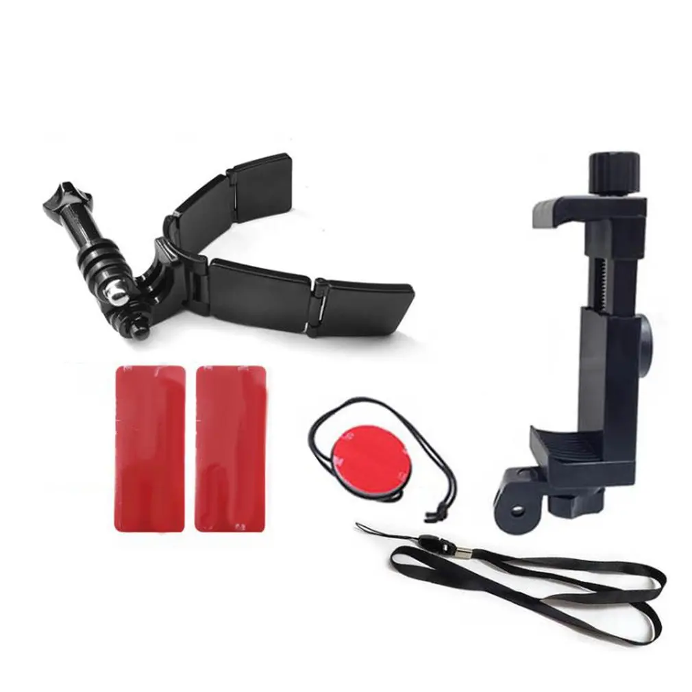 

Full Face Helmet Chin Mount Holder for GoPro Hero 9 8 7 5Yi 4K Insta360 Camera Strap Flodable Front Chin Mount Accessories