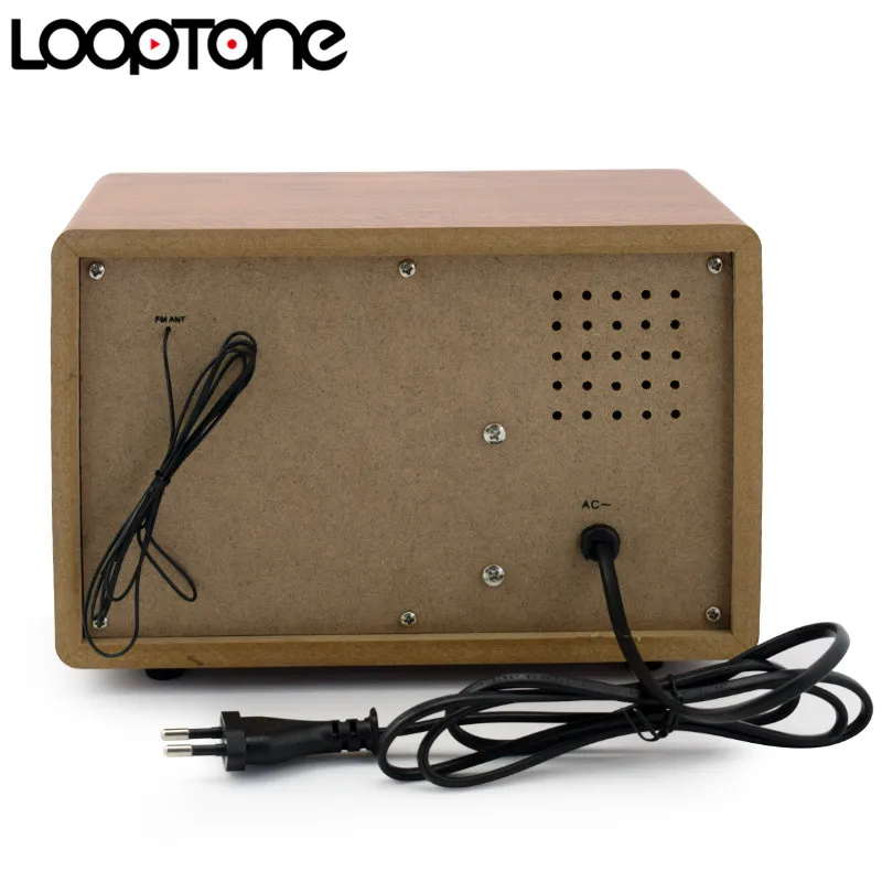 LoopTone Настольный Bluetooth AM/FM радио Винтаж Ретро Классический домашний Встроенный