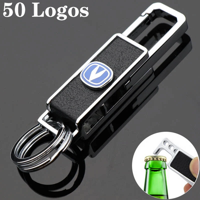 

Corkscrew Alloy Universal Car Logo Keychains For Geely Chery Changan OPEL Buick Land Rover Citroen Cadillac JEEP FIAT Key Ring