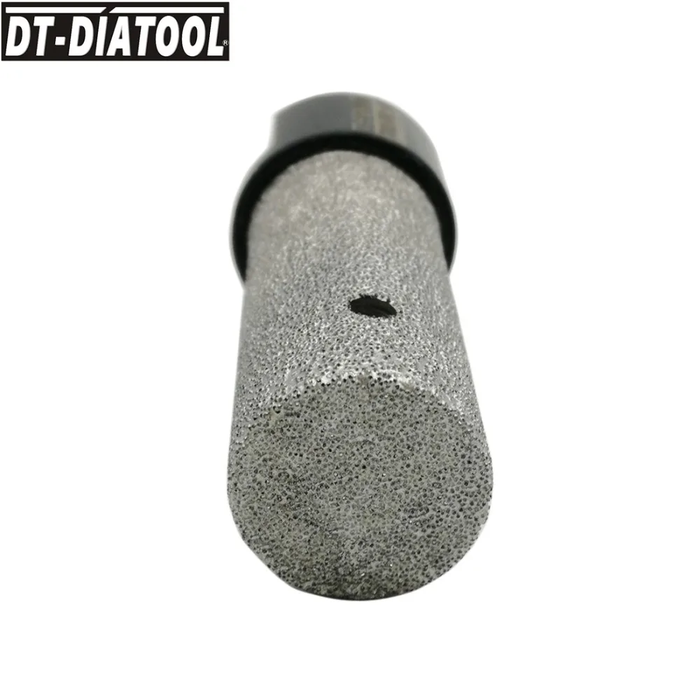 DT-DIATOOL 1 шт. диаметр 10/20/25 мм вакумная Пайка для алмазного пальцевидное долото с 5/8-11 или M14 нить Фрезерное долото для мозаичный камень столешница