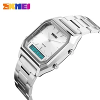 skmei japan quartz digital movement mens watches 2 time chrono calendar electronic clock male sports watches reloj hombre 2020