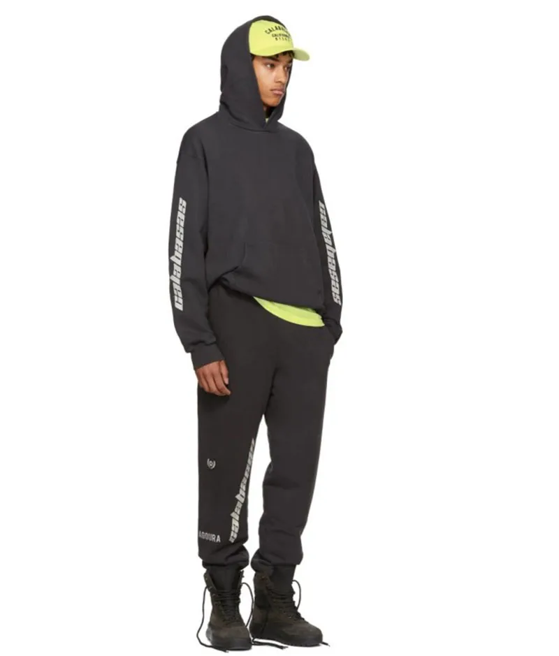 Kanye West Calabasas/5 спортивные брюки повседневные джоггеры на шнурке 5 спортивных брюк с