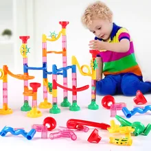 DIY Track Pipe Building Blocks For Children Ball Circuit Marble Race Run Maze Balls Educational Toys Gift e Blocks