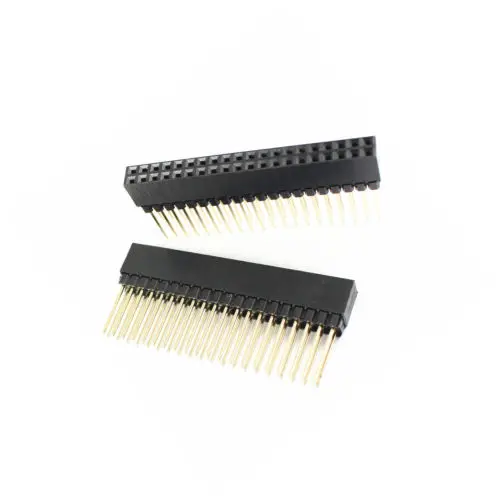 5 шт. 2 54 мм Шаг 2x20 Pin 40 женский двухрядный длинный штыревой разъем PC104 | Электронные