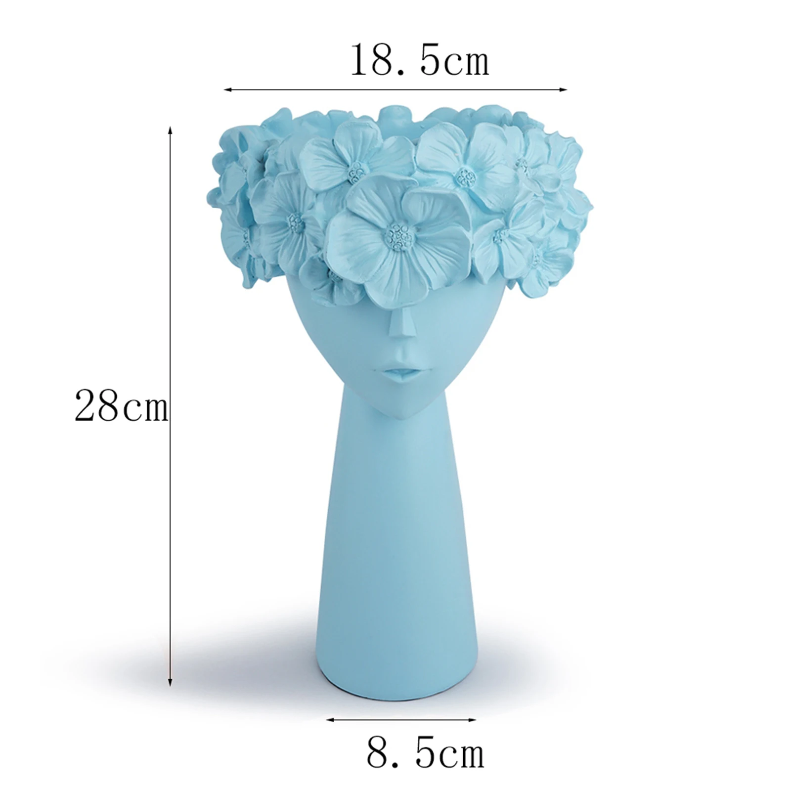 

Resin Vase Elegant Decoration Modern Vase with Private Home Decoration, Wedding,