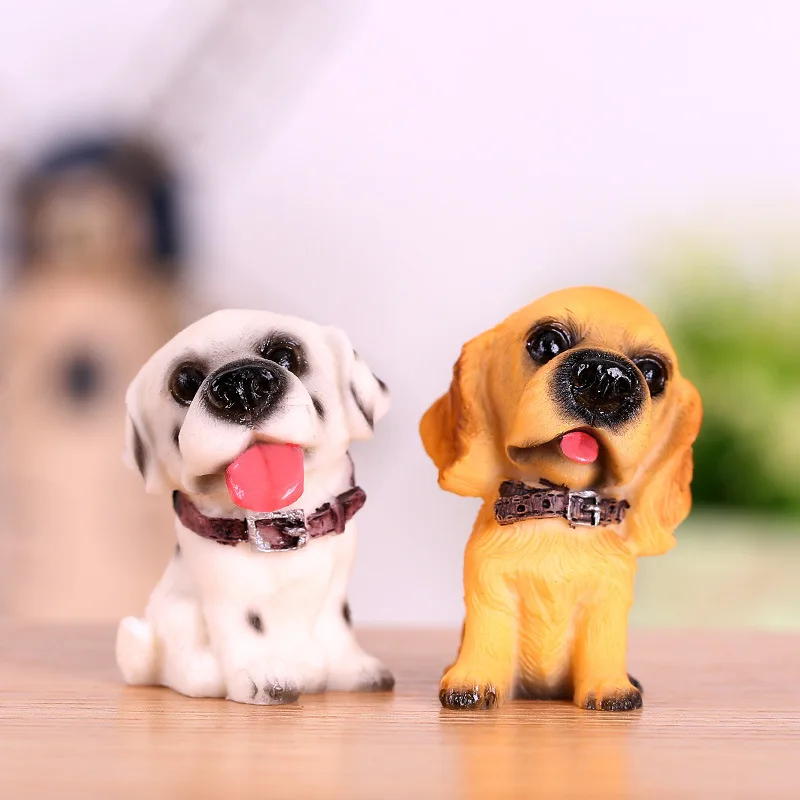 Миниатюрная модель собаки из смолы 1 шт. модные новые поделки милые Мультяшные