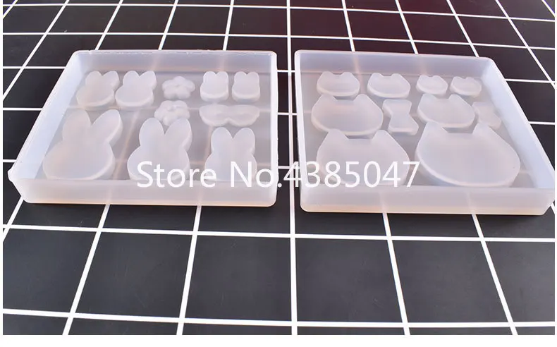 1 шт. форма в виде кошки кролика для поделок ожерелья ювелирные изделия подвески