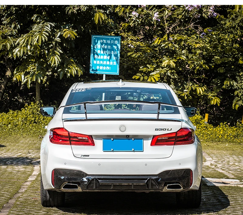F80 M3 F82 M4 M5 M6 V style Track GT углеродное волокно задний багажник крыша спойлер окно крыло