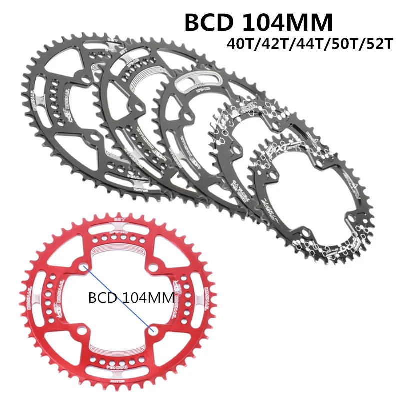 104BCD 40/42/44/50/52T горный велосипед бензиновый круг MTB коленчатый набор алюминиевое