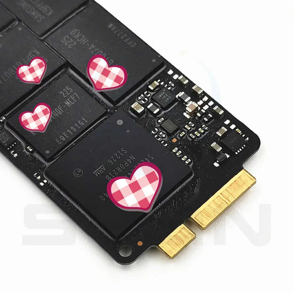 Оригинальный SSD накопитель Lapotop для Apple Macbook Pro Retina 13 дюймов A1425 15 A1398 128 ГБ 256 512 768