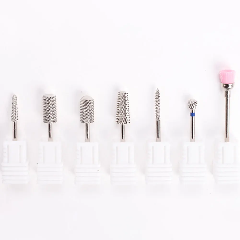 

Nail Drill Bits Ceramic Milling Cutter Manicure Electric Nail Files Carbide Diamond Milling Cutter Nail Pedicure Manicure Tools