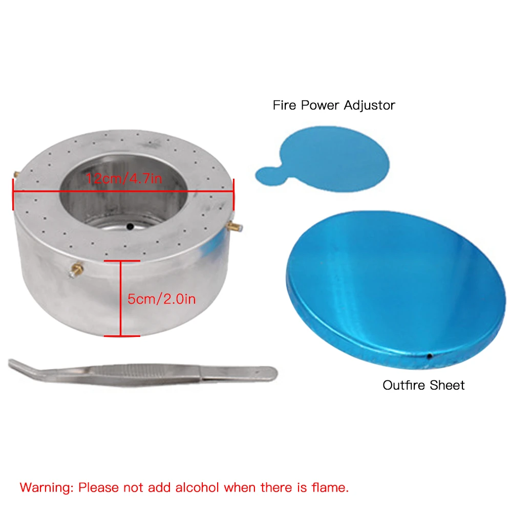 Уличная плита портативная горелка на спиртовой основе для кемпинга пикника