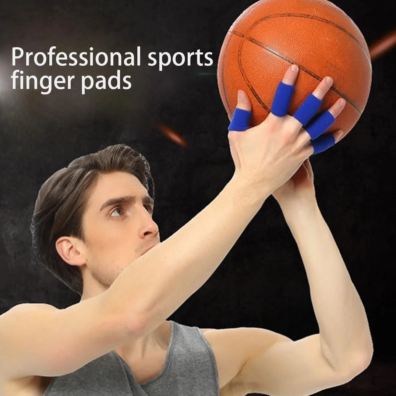 

10 PCS Finger Brace Splint Sleeve Thumb Splint Brace for Finger Support Elastic Breathable finger Tape for Fitness Exercise