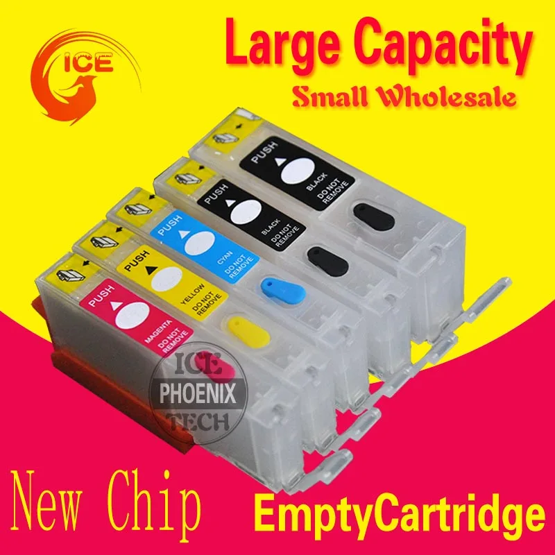 Чернильные картриджи PIxma многоразовые 5 цветов для принтеров CANON MG5440 MG5540 MG5640 MG 5440