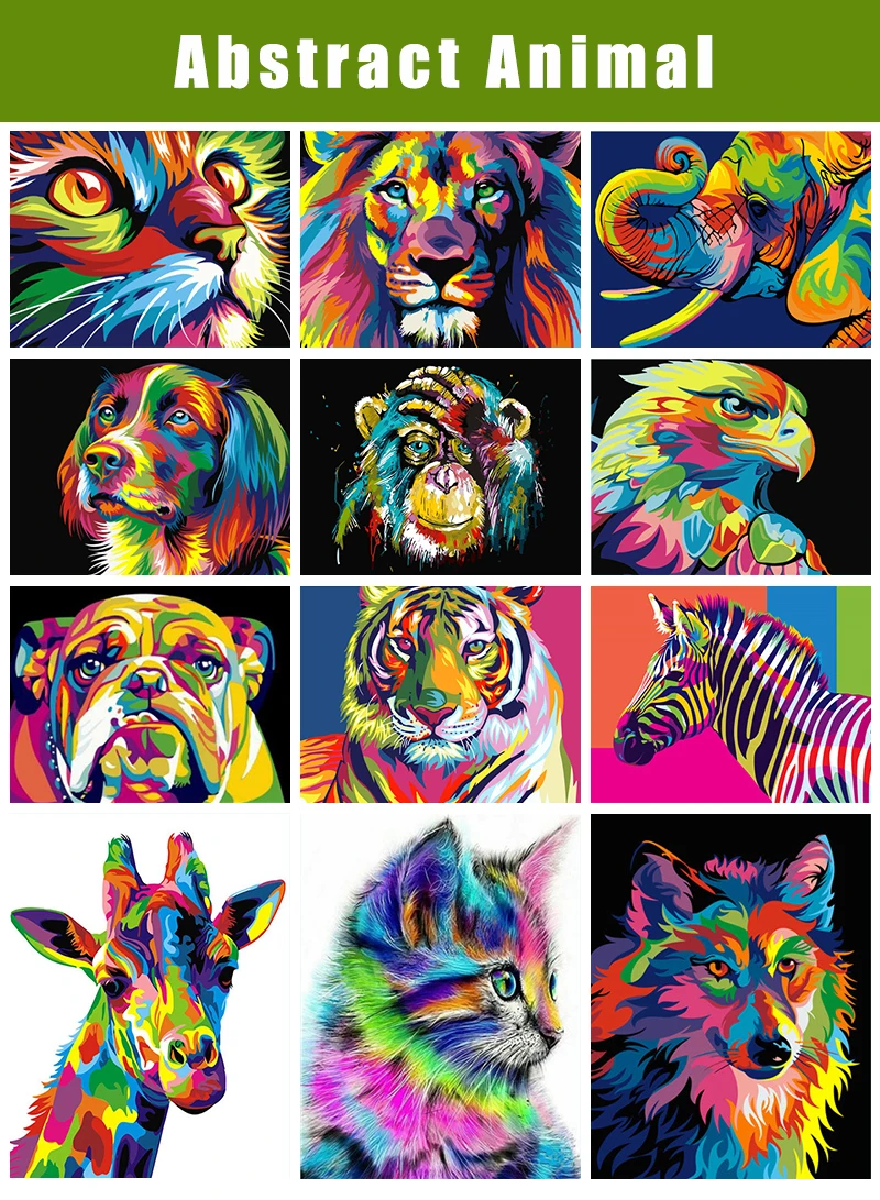 

Oil Painting Coloring By Numbers On The Wall Canvas Handmade Diy Drawing Paint For Adults Picture Modern Home Decor Art Supplies