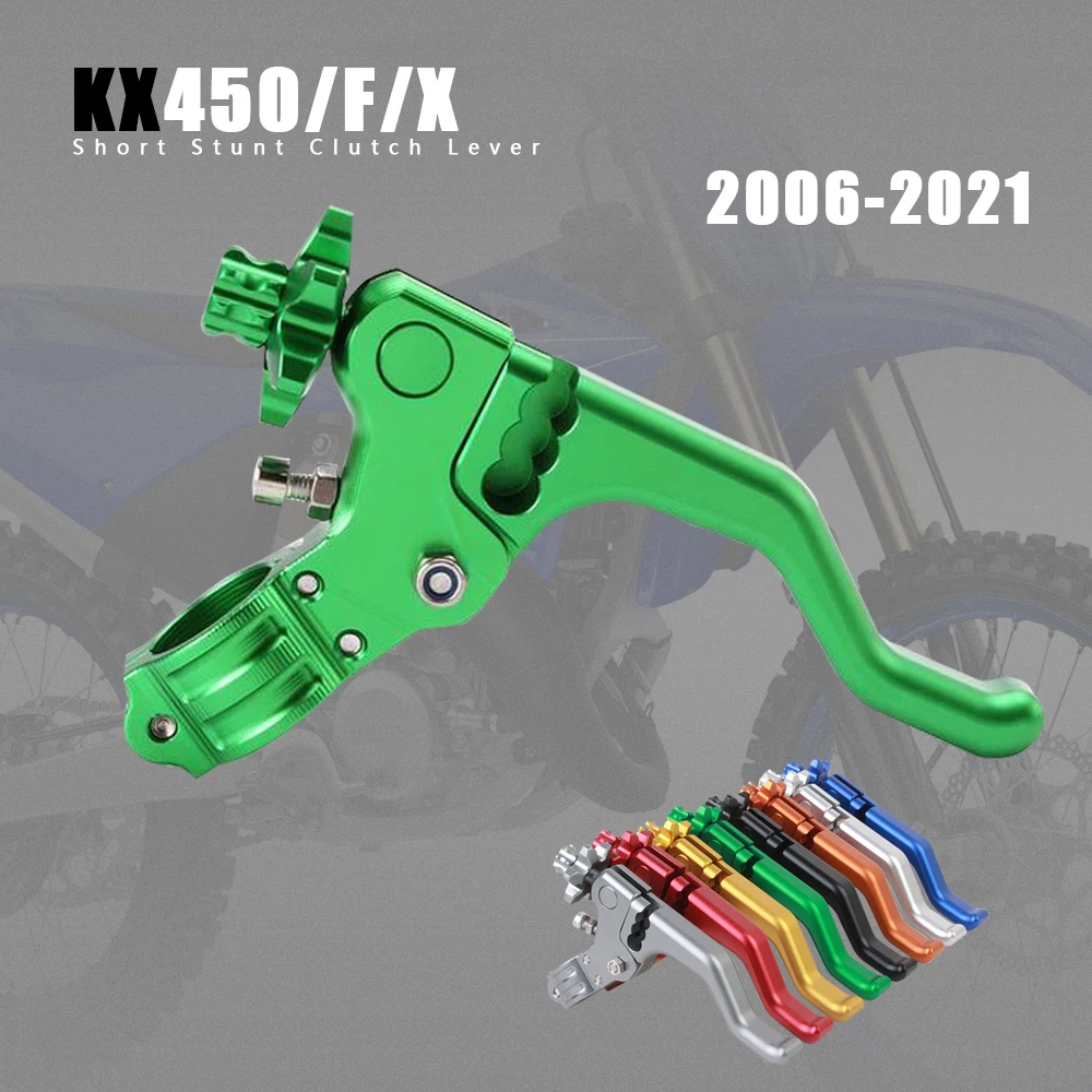 

Кроссовый короткий рычаг сцепления для мотоцикла Kawasaki KX 450 XC 450X 450F 500E KX450 KX450X KX450F KX500 2006-2021 2019 2020