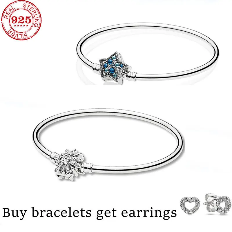 

FIT original authentic 100% 925 sterling silver pan charm chain bracelet for women fashion classic luxury jewelry heart bracelet