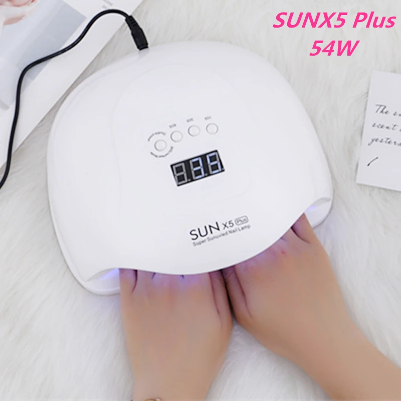УФ лампа SUNX5 Plus 54 Вт светодиодный светильник для сушки ногтей Солнцезащитный