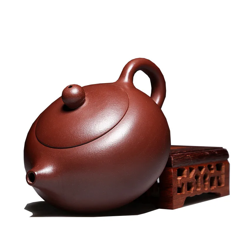 Высококачественный чайник из фиолетового песка 260 мл ручная работа искусство