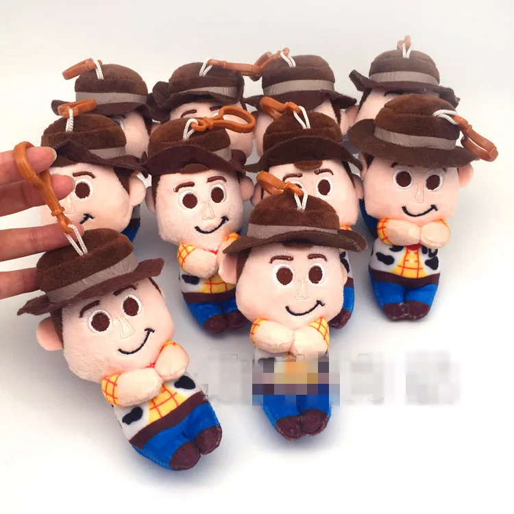 20 шт./лот 12 см Плюшевые игрушки История 4 Вуди и Джесси Buzzy куклы peluches брелок pelucia