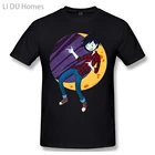 Футболка LIDU Marshall Lee, Забавные футболки с круглым вырезом, 100% хлопок, одежда для приключений, смешная футболка