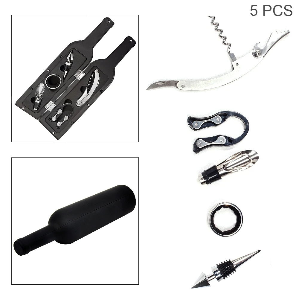 Штопор для винной бутылки набор аксессуаров держатель в форме открывалка