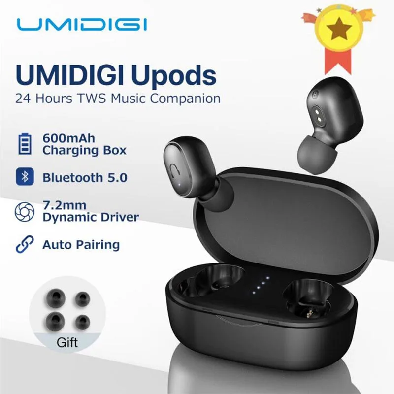 UMIDIGI Upods TWS беспроводные наушники Bluetooth 5 0 стерео гарнитура с микрофоном