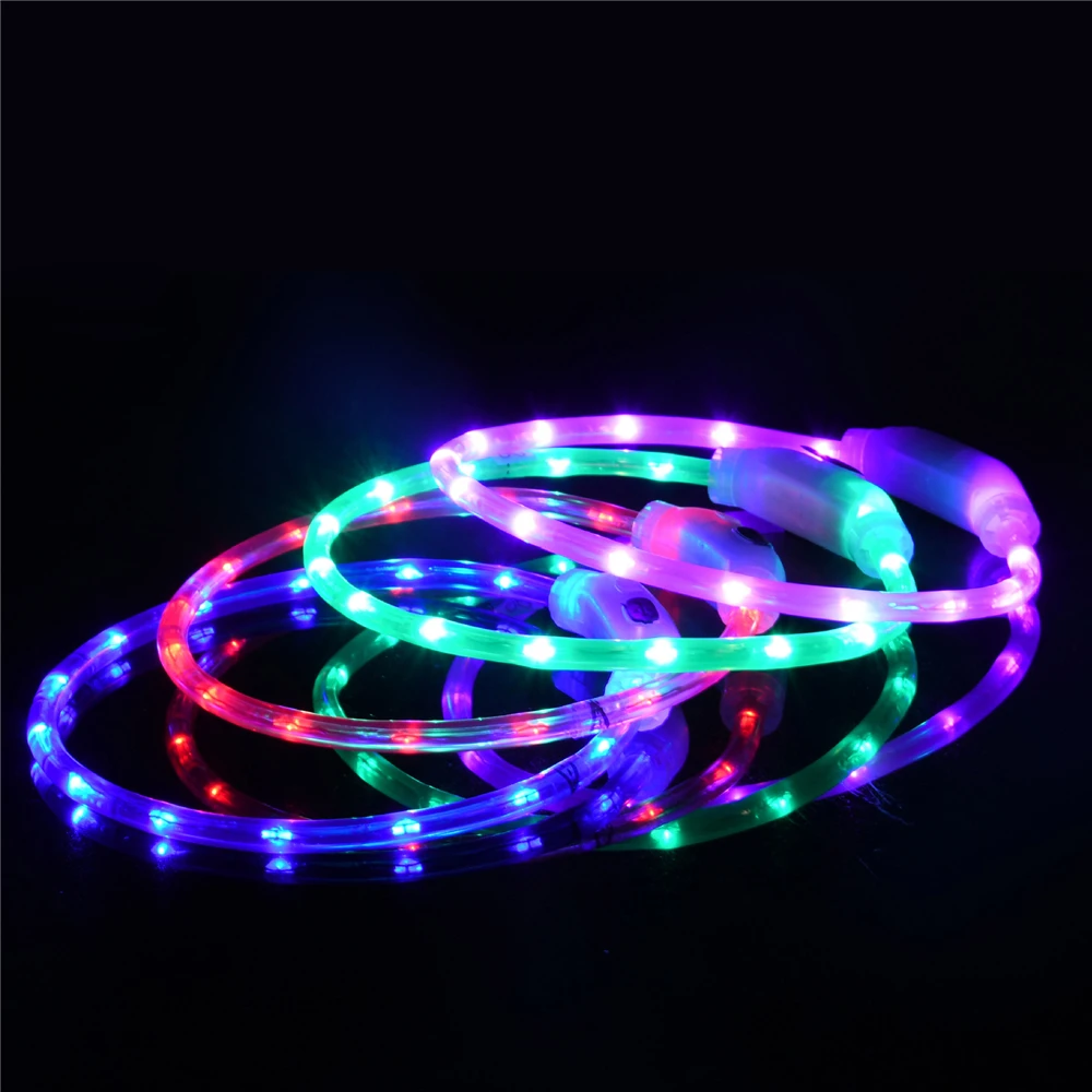 Ремешок на шею для домашних животных со светодиодный подсветкой 41 см | Дом и сад