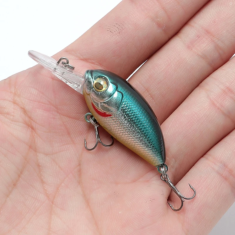 4 8g бас мини Crankbait приманки для рок рыболовные гольян снасти Topwater воблер Джеркбейт