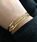 Арабское имя браслеты и браслеты для женщин мужчин детей персонализированные подарки на заказ римские даты Широта Долгота Этнические браслеты