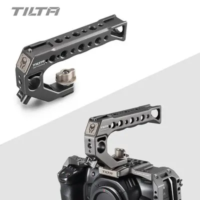 only handle Tilta TA-T01-A-G чехол для камеры все наборы аксессуаров для BMPCC 4K камера Верхняя ручка деревянная боковая ручка F970 Батарейная пластина - Цвет: only handle