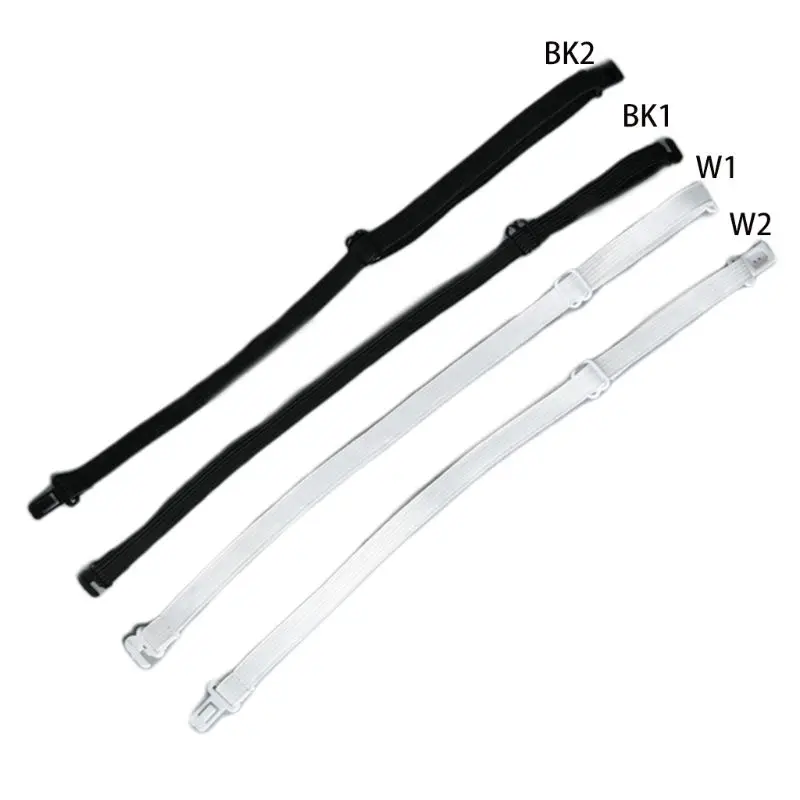 

1Pc Mens Women DIY Elastic Bowknot Bow Tie Strap Adjustable Replacement Lengthened Extender with Buckle