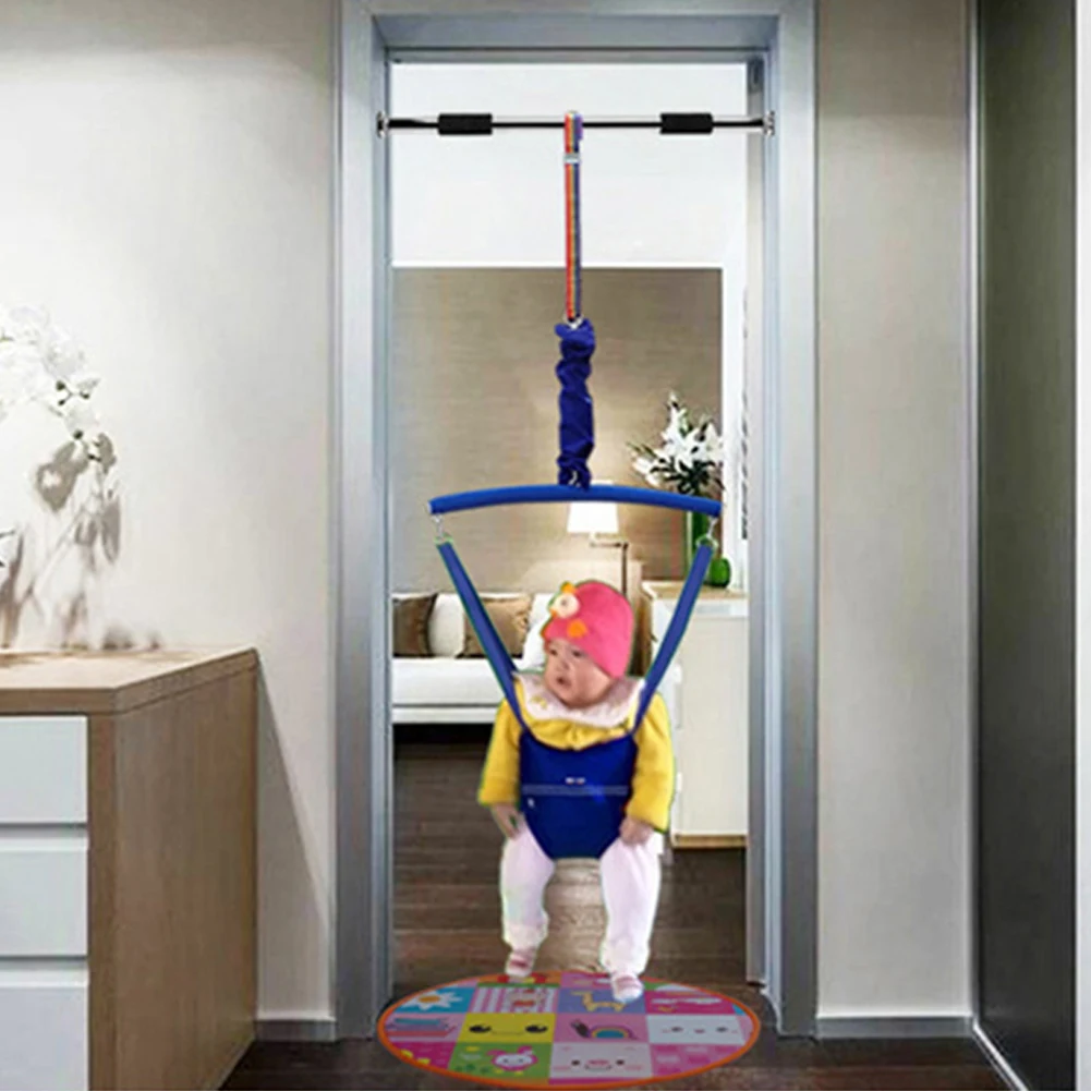 

Doorway Jumper Swing Bumper Jumper Exerciser Set Kids Jumping Chair Adjustable Baby Swing Bouncing Seat Sports Exercise Toy