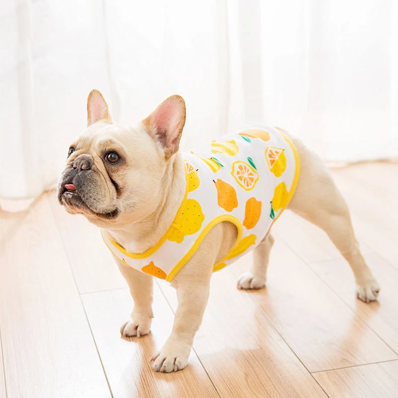 

Newest Cute Pet Dog Vest Summer Thin Shirt for Bulldog Pug Medium-sized Dog Puppies Spring and Summer Puppy Dog Clothes