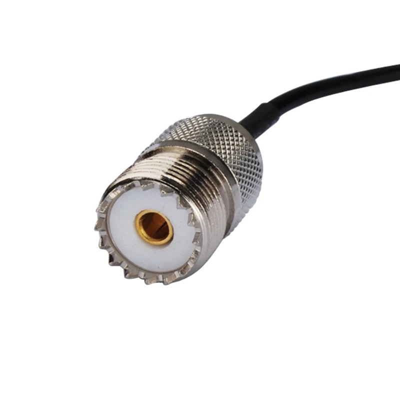

Superbat UHF Female Jack to mc-card Male Plug Right Angle Pigtail Cable RG174 15cm RF Coaxial cable