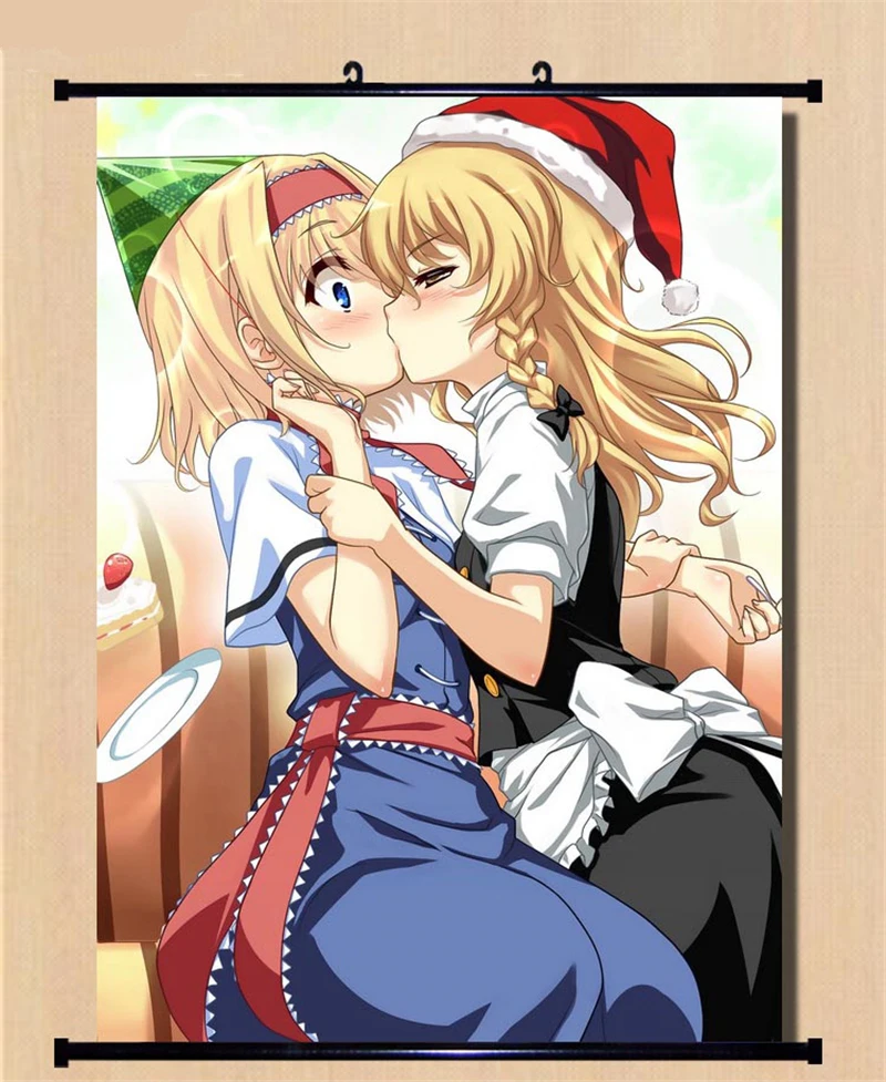 Популярный мультяшный аниме проект TouHou 1 шт. печатный плакат картина прокрутки