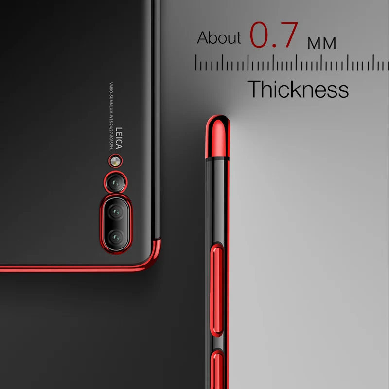 Покрытие ТПУ для Huawei P20/P20 Lite/P20 Pro мягкие силиконовые чехлы ультра тонкий