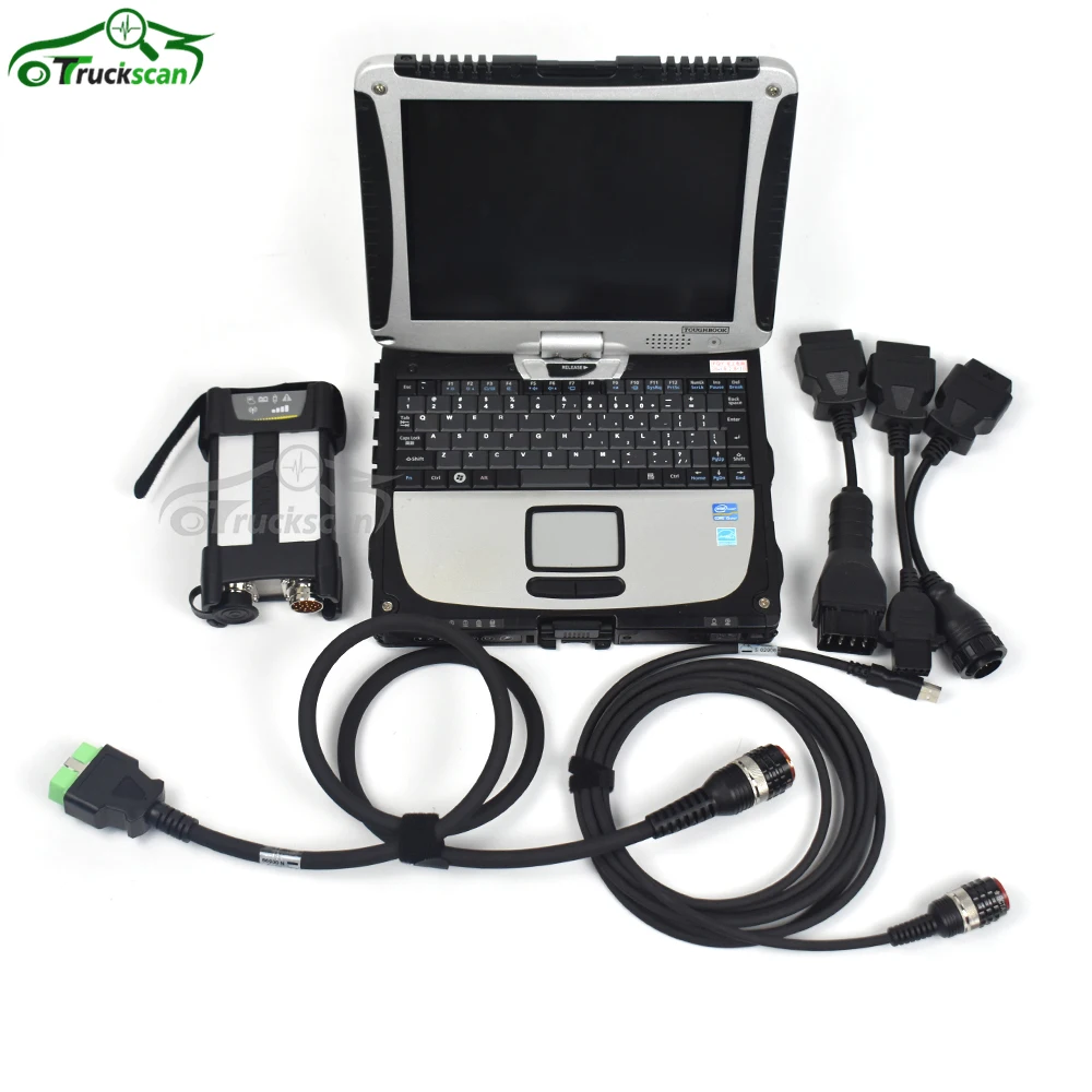 Для VOLVO Vcads Vocom II 88890400 VOCOM 2 Грузовик Экскаватор диагностический инструмент с CF19