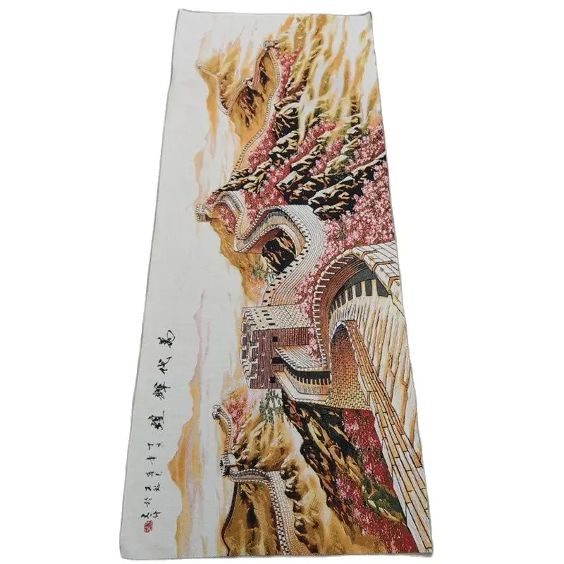 Китайская старинная шелковая картина Thangka с вышивкой | Дом и сад