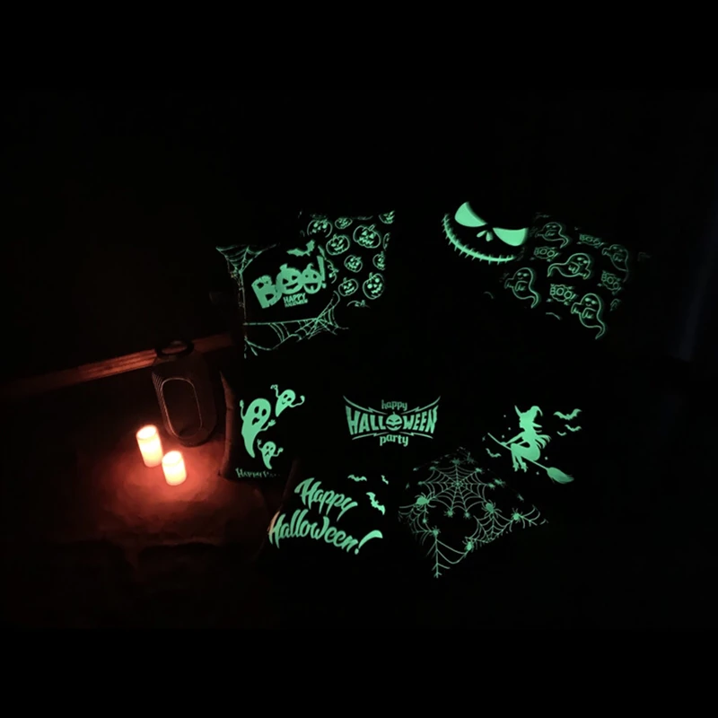 1 шт. светящаяся подушка в виде тыквы для Хэллоуина|Наволочка| |